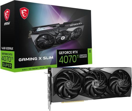 Immagine prodotto MSI GeForce RTX 4070 Ti SUPER GAMING X SLIM Bianco (16 GB)