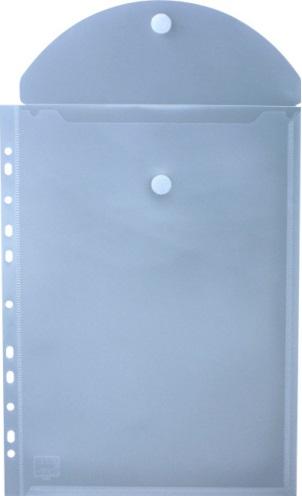 Actual product image Herba-Plastic Document pouch A4 high with Velcro fastener 10 pieces, assorted colours (A4, 10 x)