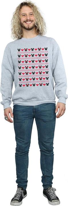 Produktbild Disney Mickey And Minnie Christmas Hearts Sweatshirt (L)