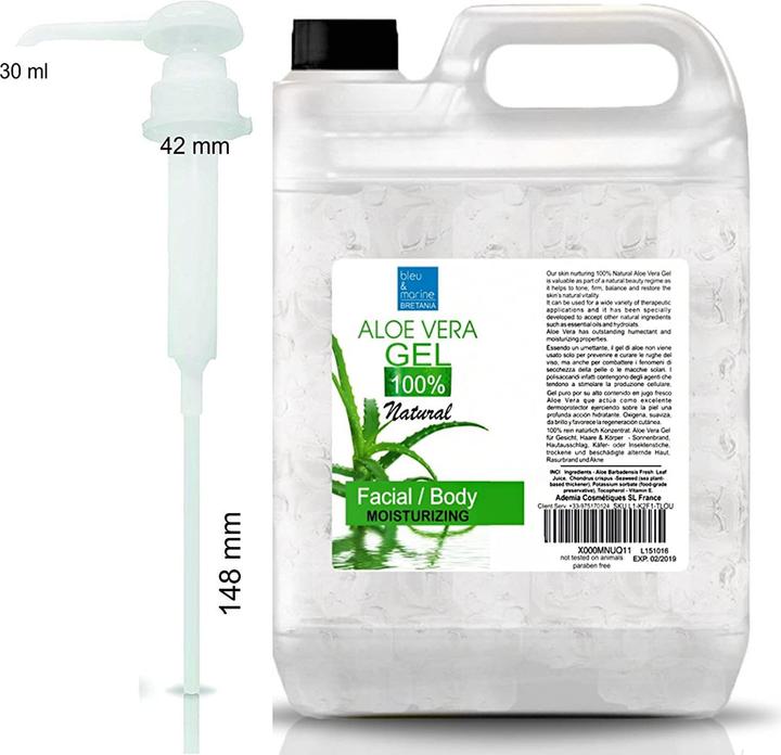 Bleu & Marine Bretania Aloe Vera Gel (Körpercreme, 5000 ml)