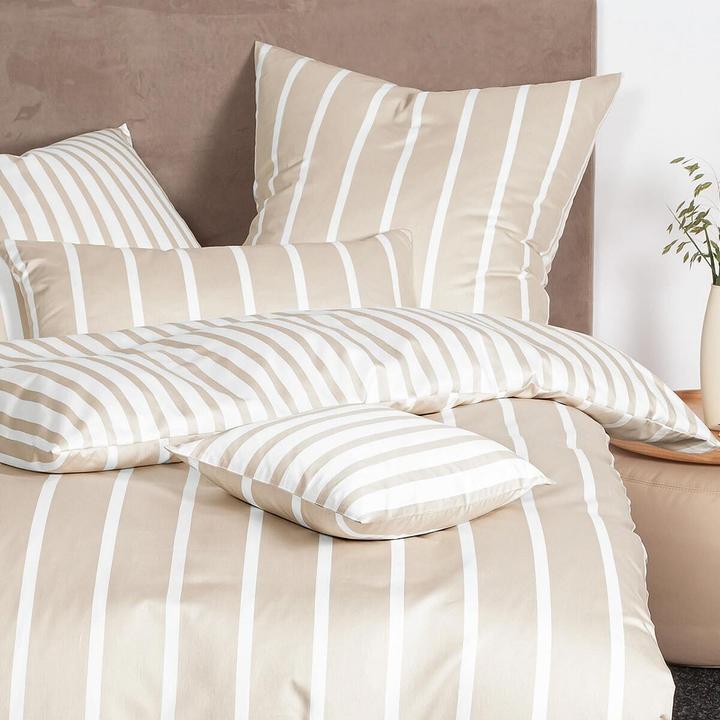 Image du produit Janine Mako-Satin Bettwäsche modern classic (Housse de couette, 160 x 210 cm)