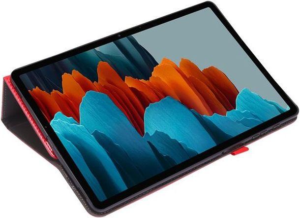 Actual product image MU Classic Dual Fold Crazy Horse Leather Case Cover (Galaxy Tab S7+)