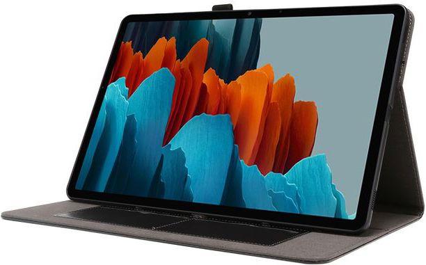 Produktbild MU Classic Zweifach faltbare Crazy Horse Leder Case Hülle (Galaxy Tab S7)
