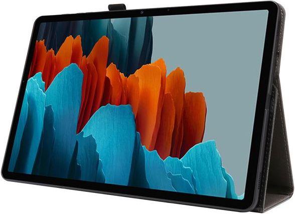 Produktbild MU Classic Zweifach faltbare Crazy Horse Leder Case Hülle (Galaxy Tab S7)