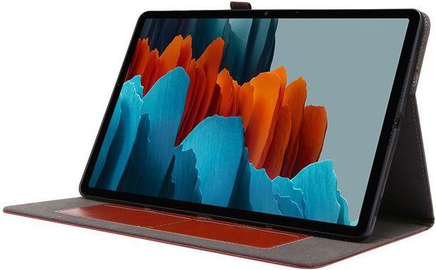 Produktbild MU Classic Zweifach faltbare Crazy Horse Leder Case Hülle (Galaxy Tab S7)
