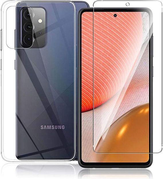 Productafbeelding MU Classic AH Softcase hoes incl. beschermglas (Samsung Galaxy A72 5G, Samsung Galaxy A72)