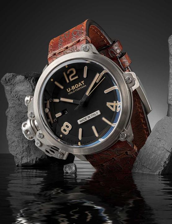 Image du produit U-Boat 8807 Capsule 50 mm SS BK BE automatique 10ATM (Montre de sport, 50 mm)