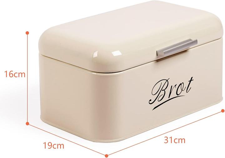 Produktbild Theo&Cleo Grosser Brotkasten mit Deckel im Retro Design