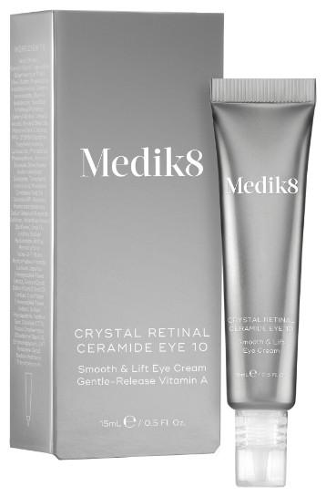 Actual product image Medik8 Crystal Retinal Ceramide 10 Eye Cream Anti-Ageing Anti-Wrinkle Night Eye Cream 15ml (Crème, 15 ml, Night)