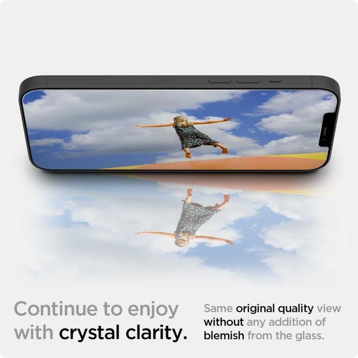 Immagine prodotto Spigen Pellicola protettiva per display TR in vetro 1 pz. (1 Pezzo/i, Apple iPhone 12 mini)