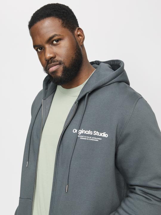 Produktbild Jack & Jones Jorvesterbro Sweat Zip Hood Noos Pls (6XL)