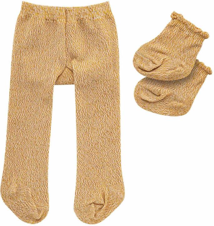 Immagine prodotto Heless Collant oro taglia 35-45 cm con calze, 1 paio ciascuno, elastico, da 3 anni