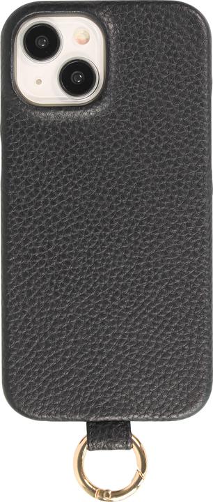 Actual product image PhoneLook Coque Premium cuir véritable de luxe avec lanière en cuir réglable et amovible + MagSafe (Apple iPhone 15)