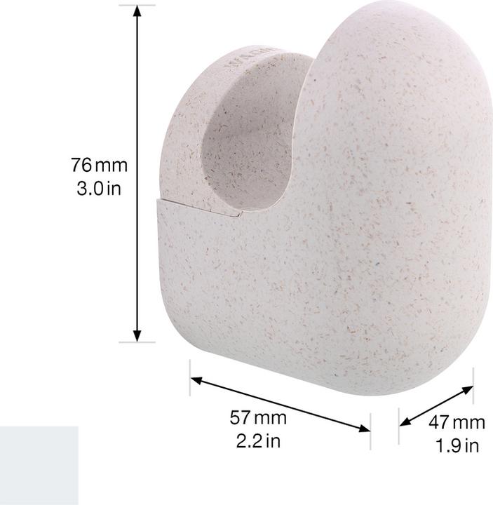 Image du produit Wagner System design yourself Crochet de vestiaire PILL WH 0414 avec 1 crochet gris, 1 pc.