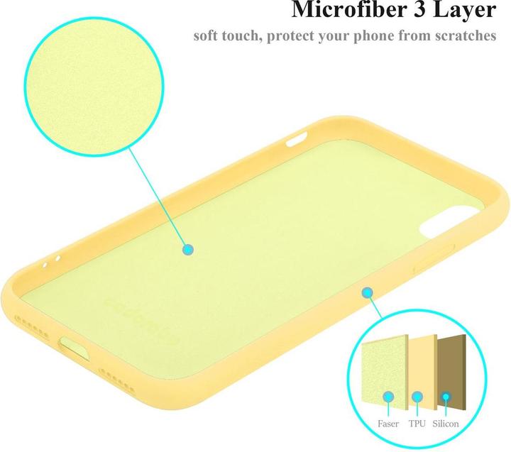 Immagine prodotto Cadorabo Copertura della cassa del silicone liquido TPU (Apple iPhone XR)