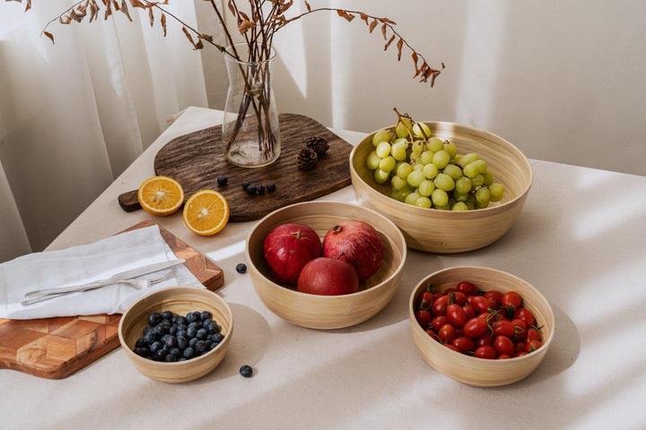Image du produit Nuts Bowl Bambus M naturel (18 cm, 1 x)