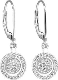 Produktbild Beneto Fine silver earrings with zircons AGUC1862 (L)