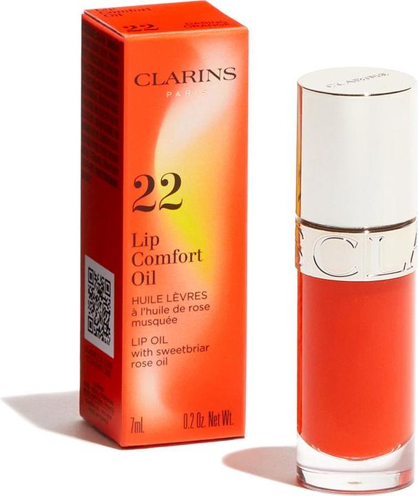 Image du produit Clarins Lip Comfort Oil Power of Colours 22 Daring Orange 7ml (22 Daring Orange)