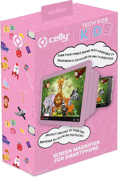 Produktbild Celly Screen Magnifier Kids Lightblue