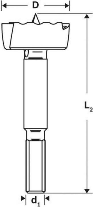 Actual product image Bosch Professional Zubehör Forstner bit (8 mm)
