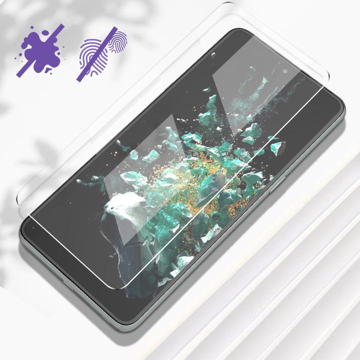Actual product image Avizar 9H hardness glass display protection film (1 Piece, OnePlus 10T)
