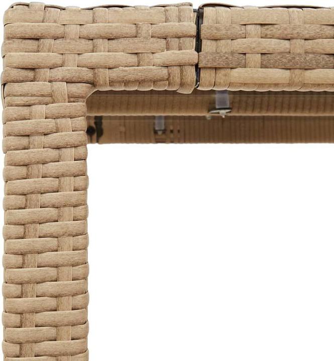 Image du produit VidaXL Gartentisch mit Glasplatte (90 cm)