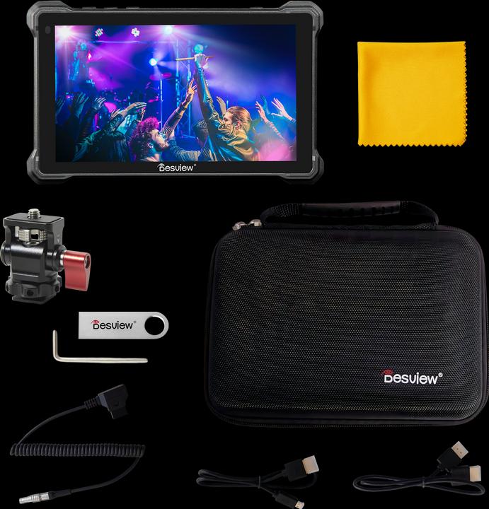 Actual product image Desview R7III 7 inch on-camera monitor SDI (7", Full HD)