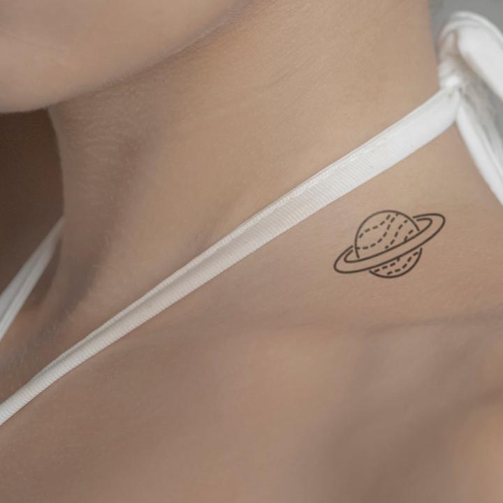Immagine prodotto minink Tatuaggio temporaneo - Pianeta Saturno