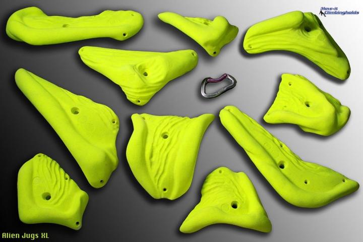 Produktbild Move It Climbingholds Alien Jugs XL Klettergriffe-Set (Orange)