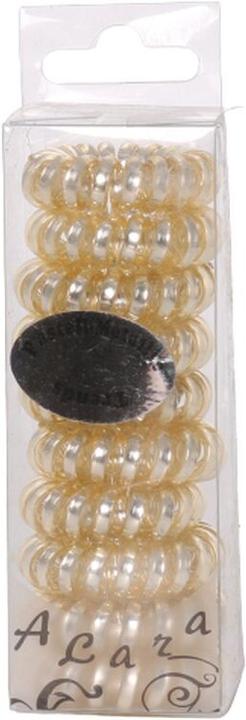 Produktbild A&A Haargummi gold, Pastell-Metallic, 10er Telefonkabel (Haargummi)