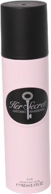 Produktbild Antonio Banderas Her Secret Deodorant Spray 150 ml (Spray, 150 ml)