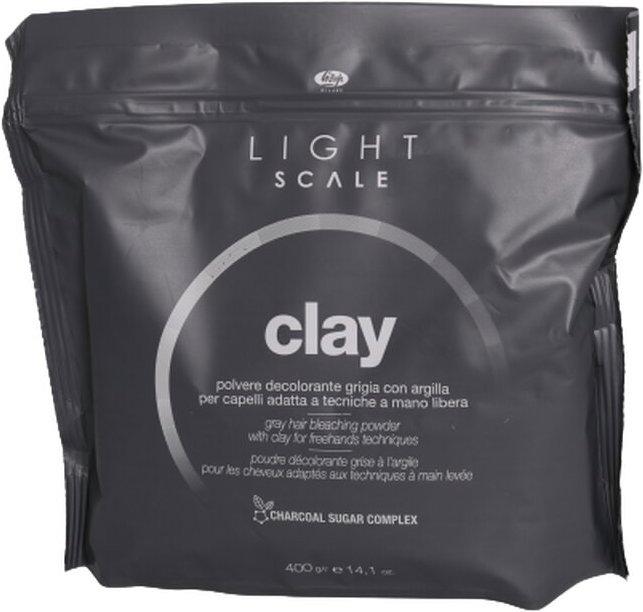 Lisap Blondierpulver Light Scale Clay grau 400 gr. (Grau, Blond)