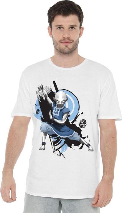 Immagine prodotto Avatar: The Last Airbender Energybending Maglietta Aang Uomo (5XL)
