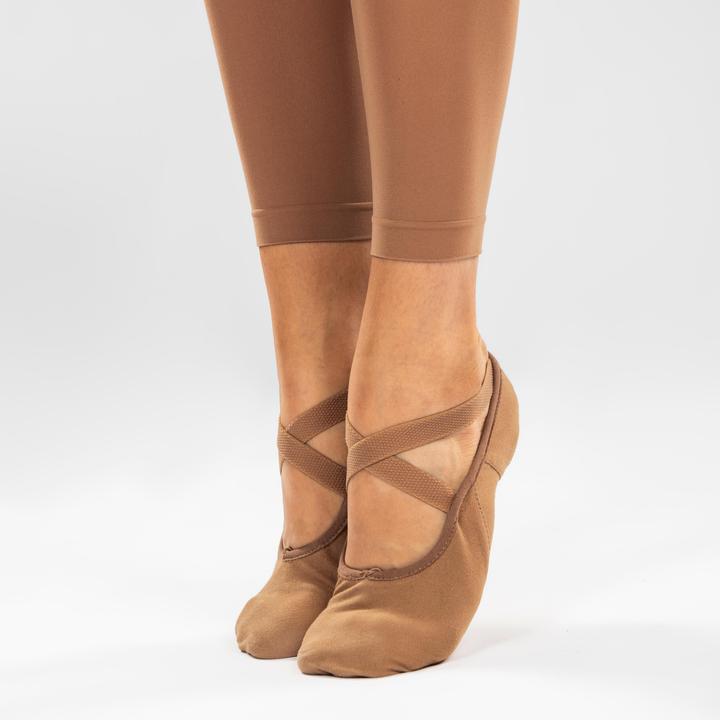 Starever Ballettschuhe Leinen - hellbraun (35)