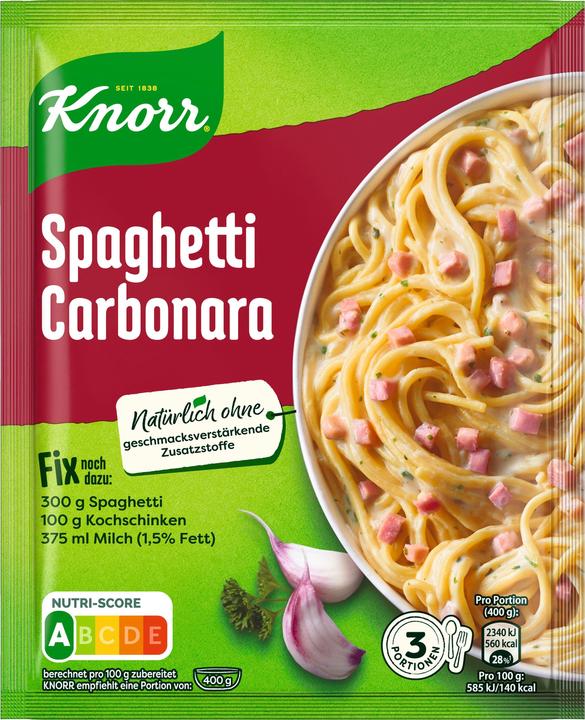 Image du produit Knorr Fix Spaghetti alla Carbonara (36 g)