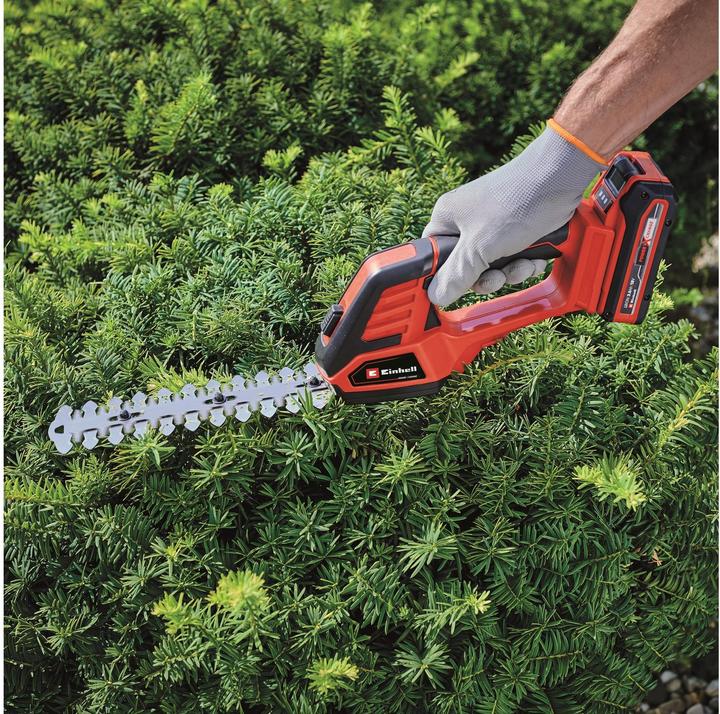 Immagine prodotto Einhell Cesoie per erba e arbusti a batteria 18 V GE-CG 18/100 LiT Power X-Change (Tagliasiepi a batteria)