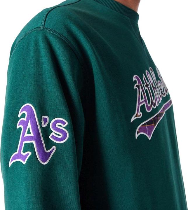 Actual product image New Era sweatshirt oakand athetics mb tartan infi (L)