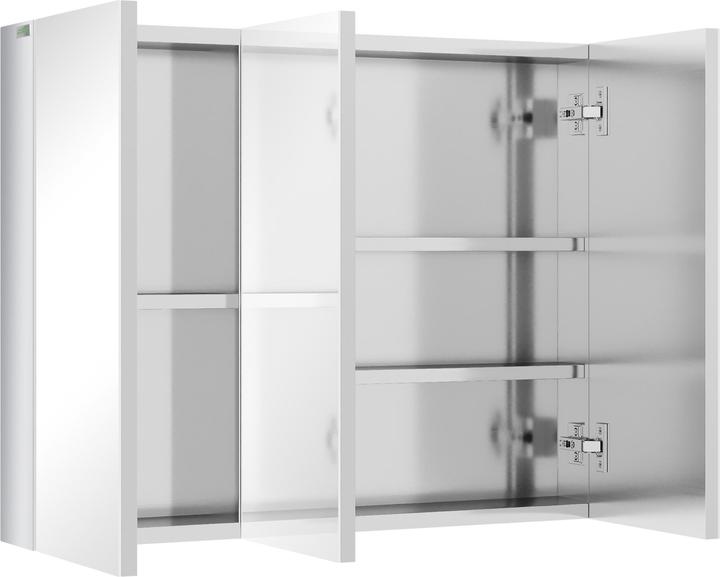 Immagine prodotto Kleankin Armadio a specchio a tre ante (70 x 12 x 55 cm)