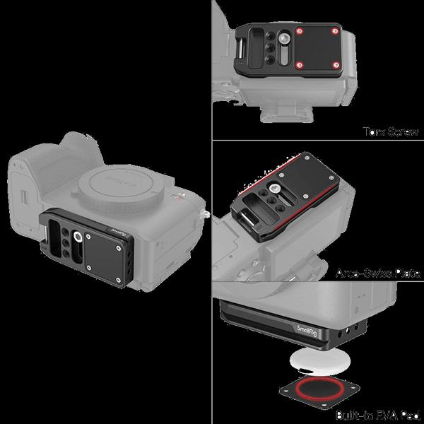 Image du produit SmallRig MD4150 Quick Release Mount Plate for AirTag (Adaptateur pour pied)