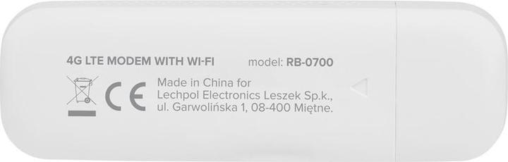 Actual product image Rebel 4G Modem White
