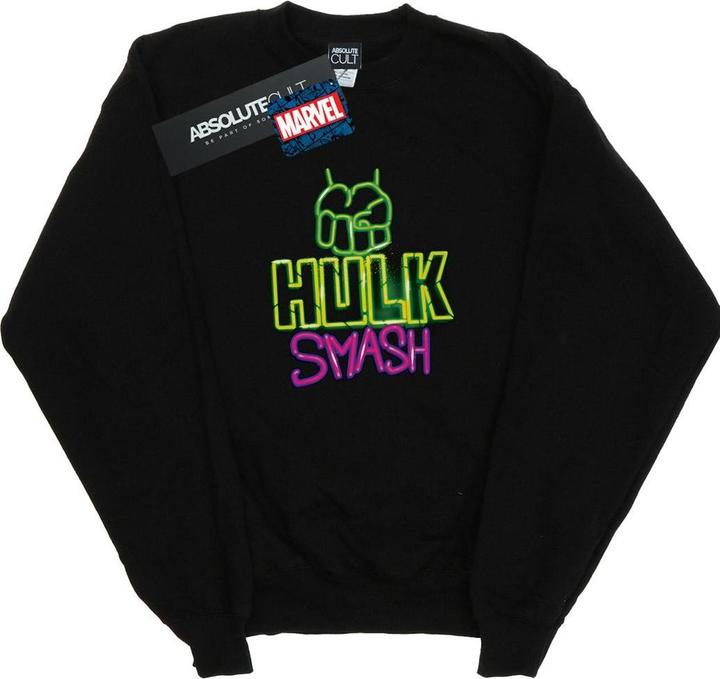 Actual product image Womens/Ladies Hulk Smash Sweatshirt (L)