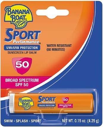 Banana Boat Balsamo per labbra con protezione solare Sport Performance SPF 50 (5 ml)