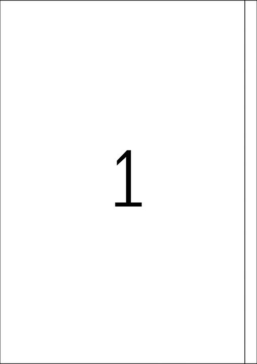 Nutritional values and ingredients TopStick TOP STICK universal labels, 200 x 297 mm, whiteá