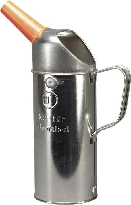 Immagine prodotto Pressol Contenitore di misurazione dell'olio in lamiera stagnata, 2 l, beccuccio rigido, calibrato