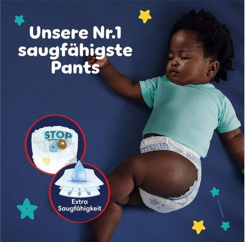 Actual product image Pampers Baby-Dry Night Pants (Size 5, Monthly box, 160 Piece)