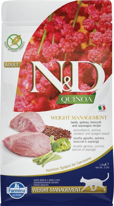 Actual product image Farmina Feline Weight Management Lamb & Broccoli (1.5kg) (Adult, 1.50 pcs., 1500 g)