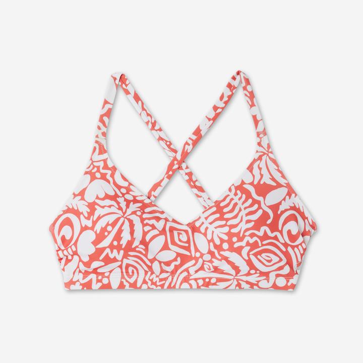 Produktbild Nabaiji Sportbikini Oberteil Damen - Lila Poly rot (48)