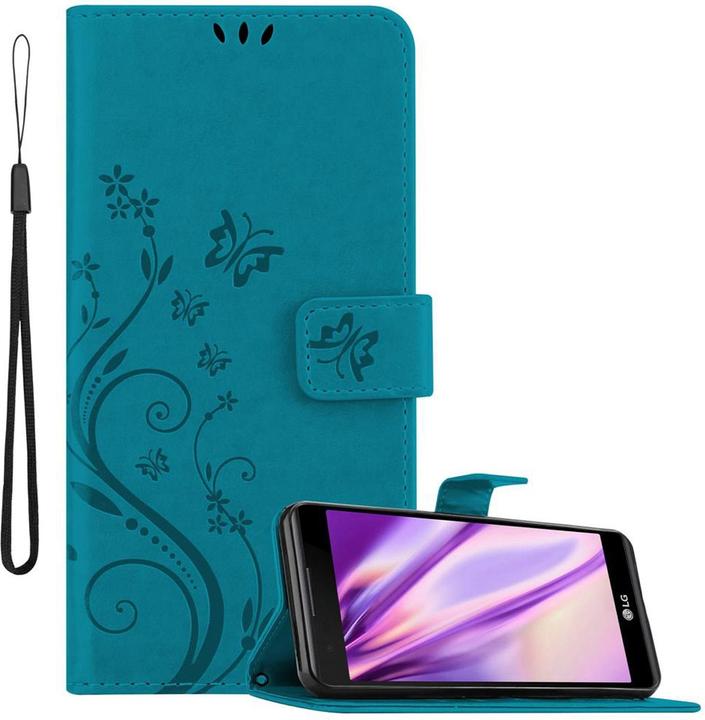 Productafbeelding Cadorabo Bloemen Boekomslag (LG X Power)