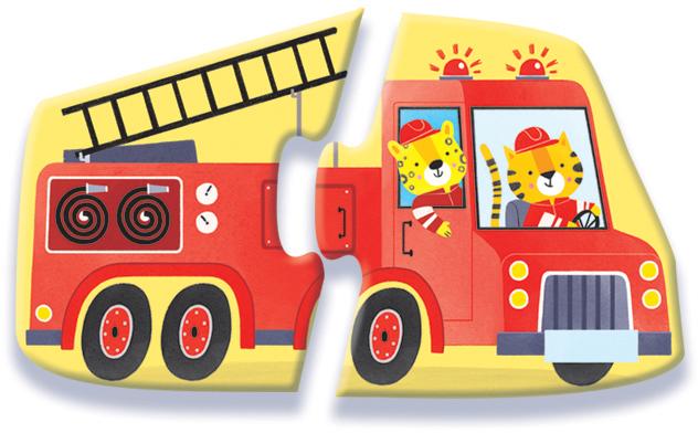 Actual product image Very First Puzzle & Book: Vehicles (24 pieces)