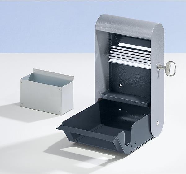 Actual product image kaiserkraft Design wall ashtrays for indoor and outdoor